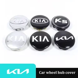 4PCS Car Styling Wheel Center Cap Hub Covers Badge Accessories For KIA EV6 Sorento Niro Stinger Ceed Carnival K5 K9 Soul Carens