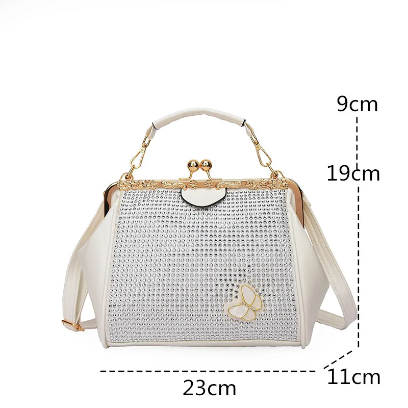 Luxury 2023 Rhinestone Handbag for Women Bag Diamonds High Quality Shoulder Crossbody Bags Female Fashion shining Evening Purses