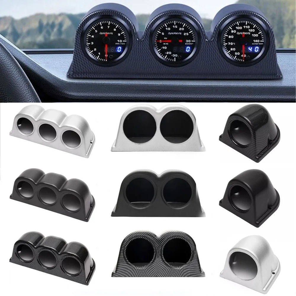 60mm Car Gauge Pod Universal Black Single/Double /Triple Left/Right Hand Drive Car Meters Holder Pod For all 60mm Gauges