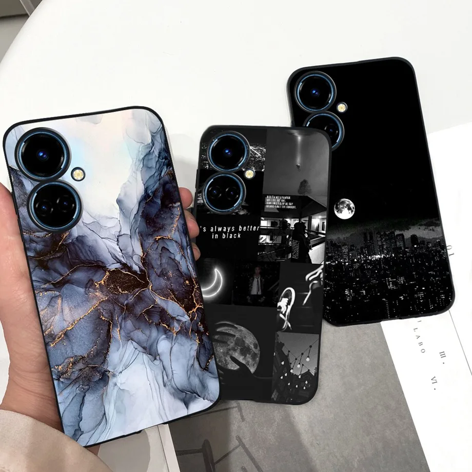 For Tecno Camon 19 Neo Phone Case Camon 19 Pro 5G Housing 2024 New Fashion Soft TPU Coques For Camon19 19Neo Funda Moon Night