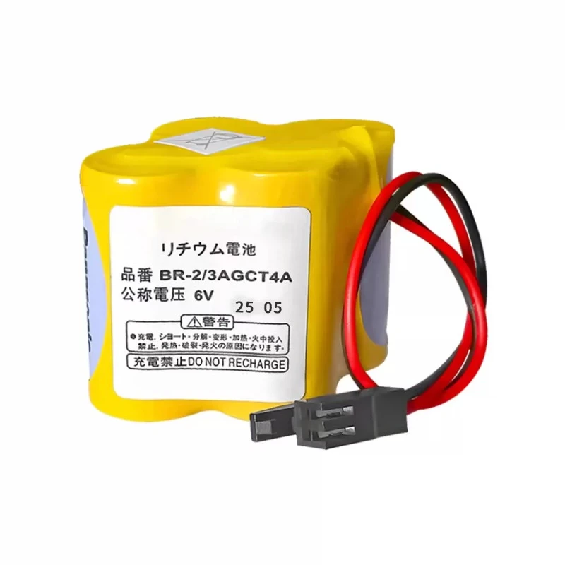 6V 4.4/2.2/20Ah BR-2/3AGCT4A BR-AGCF2W LR14-C Replacement Battery for FANUC CNC System Controller, Non-rechargeable Lithium
