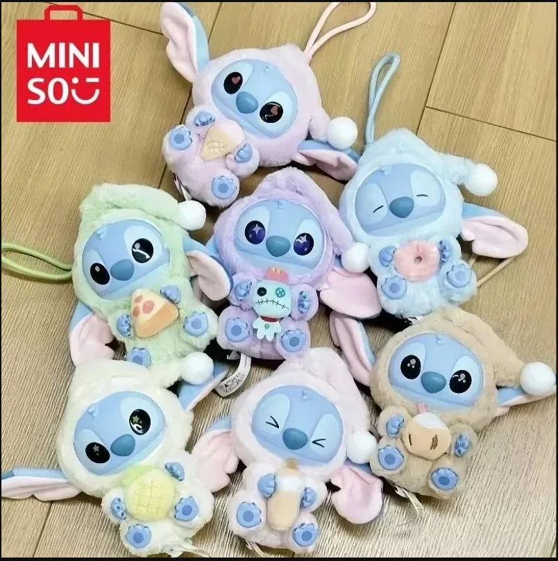 

Стич слепая коробка, загадочный кулон, виниловая кукла, игрушка, реплика, детский подарок, милый коллекционный сюрприз на день рождения