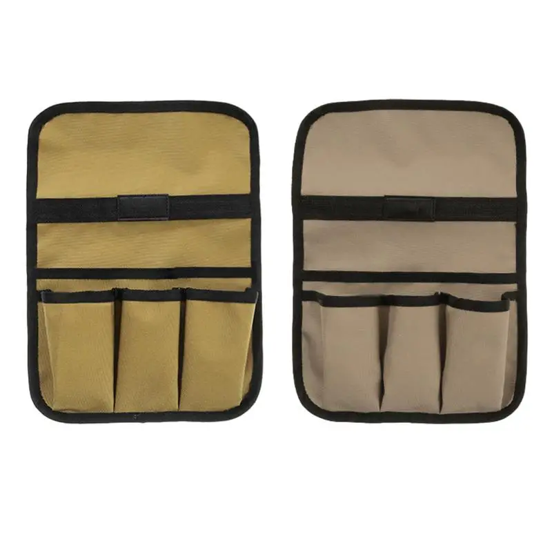 Beach Chair Armrest Bag Double-Layer Camping Armrest Storage Bag Portable camping Chair Side Bag Beach Chair Cup Holder