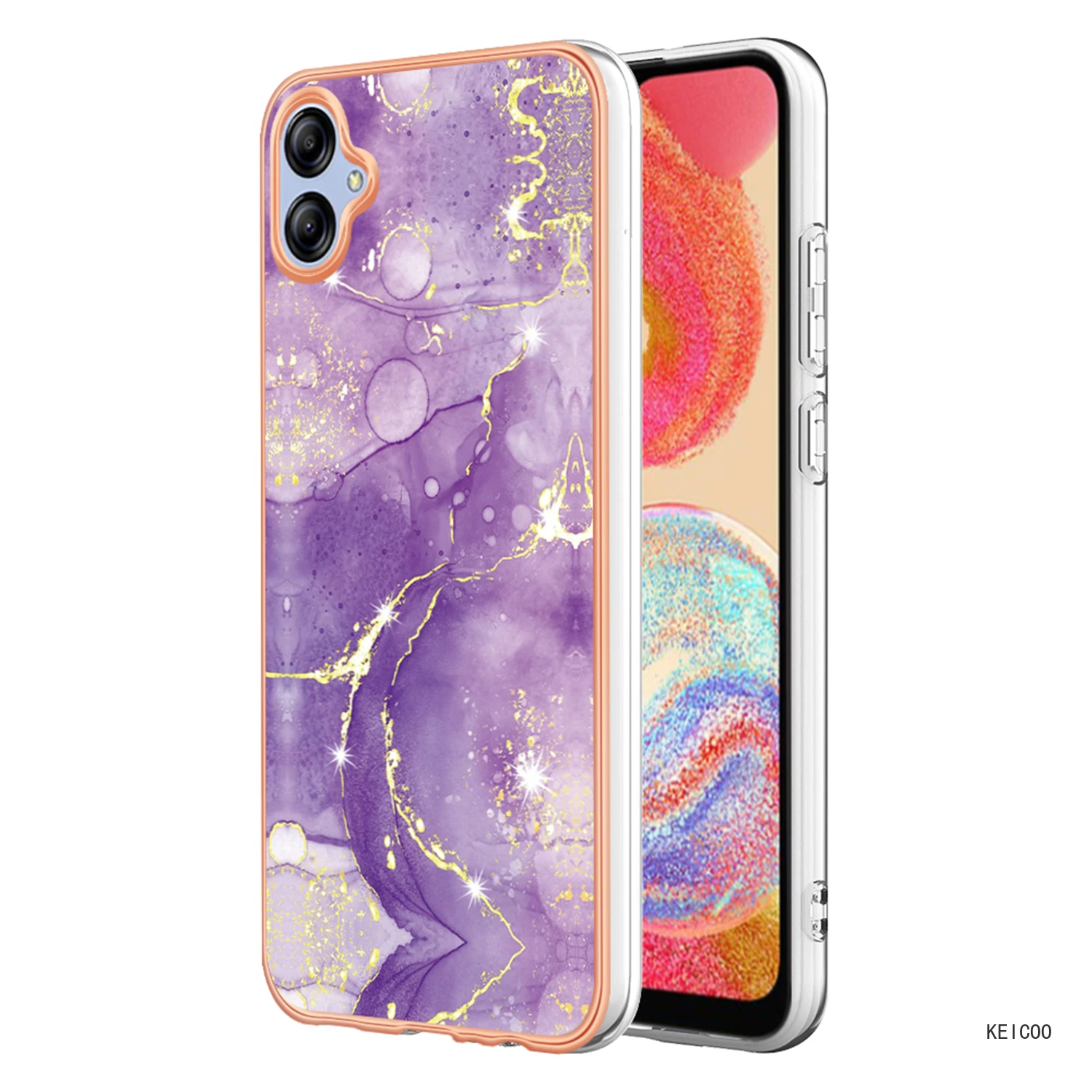 Simplicity Marble Phone Case For Samsung Galaxy A04e A34 A54 A 04e 34 54 5G SM-A042F SM-A346E Non-slip Shell Soft TPU Cover Etui