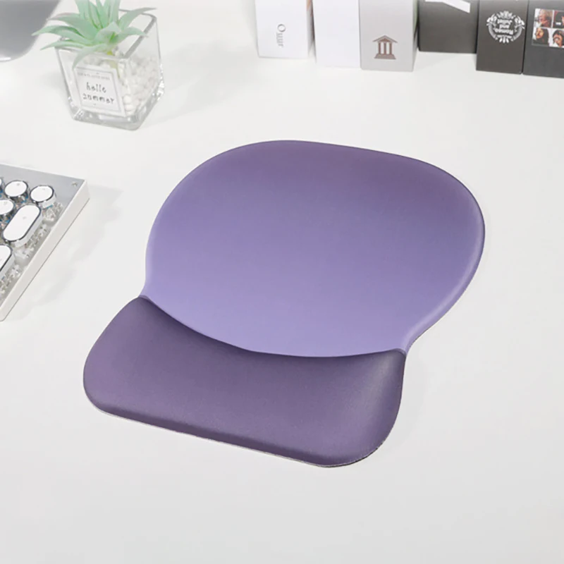 Office Desk Mouse Pad Desk Pad Wrist Guard Soft Comfortable Memory Cotton Rebound Non-Slip Mouse Pad Simple Laptop Mouse Pad image 4