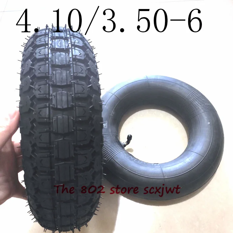 Size 4.10/3.50-6 Inner and Outer Tyre Suitable for Mobility Scooter. Amusement Park Facilities. Electric Vehicle. Wheelbarrow