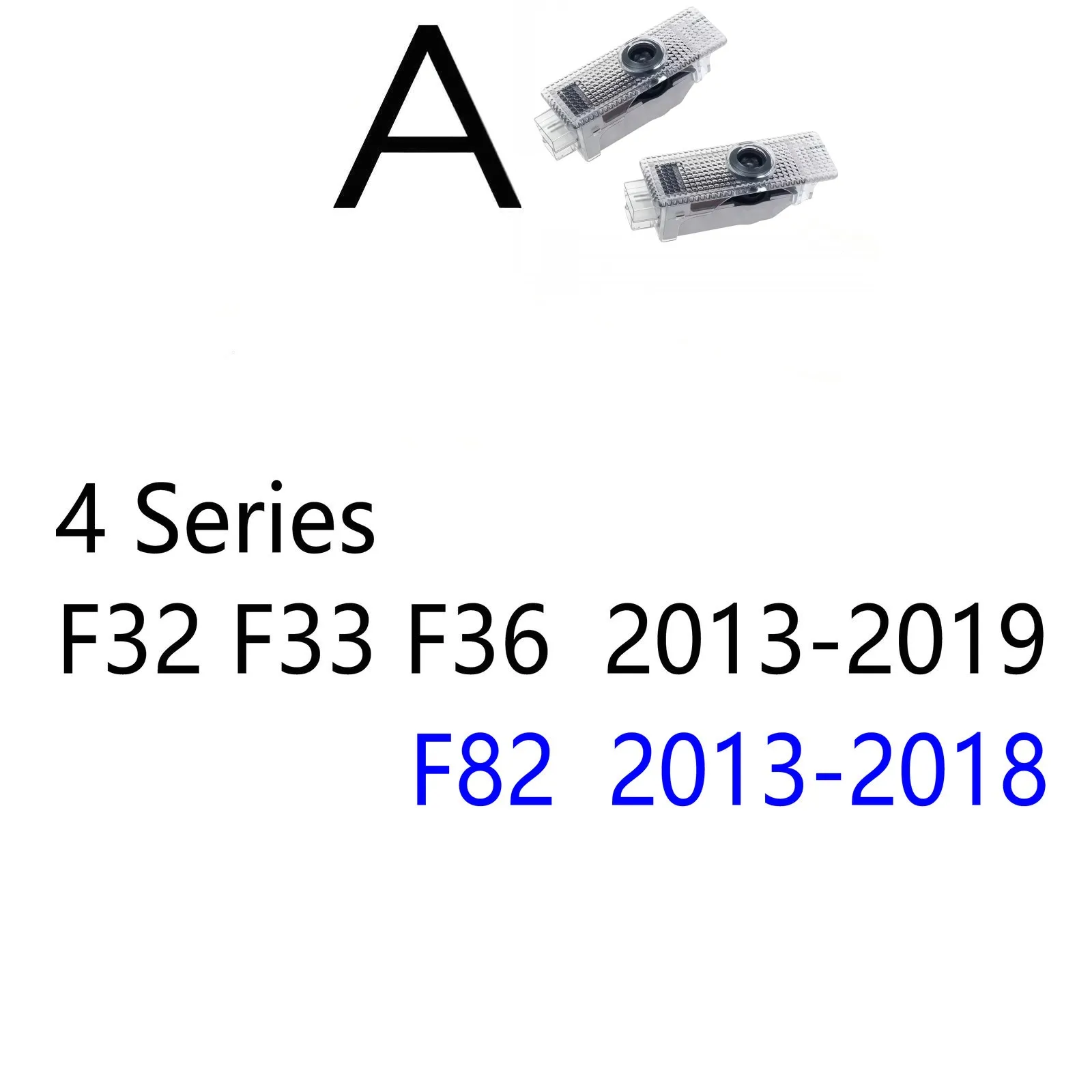 HD LED-Türprojektor-Willkommenslicht für BMW 4er Serie I4 M4 420i F82 G82 G83 G26 G22 G23 F32 F33 F36 2013-2024 2019 2022 2023 – Detail 2