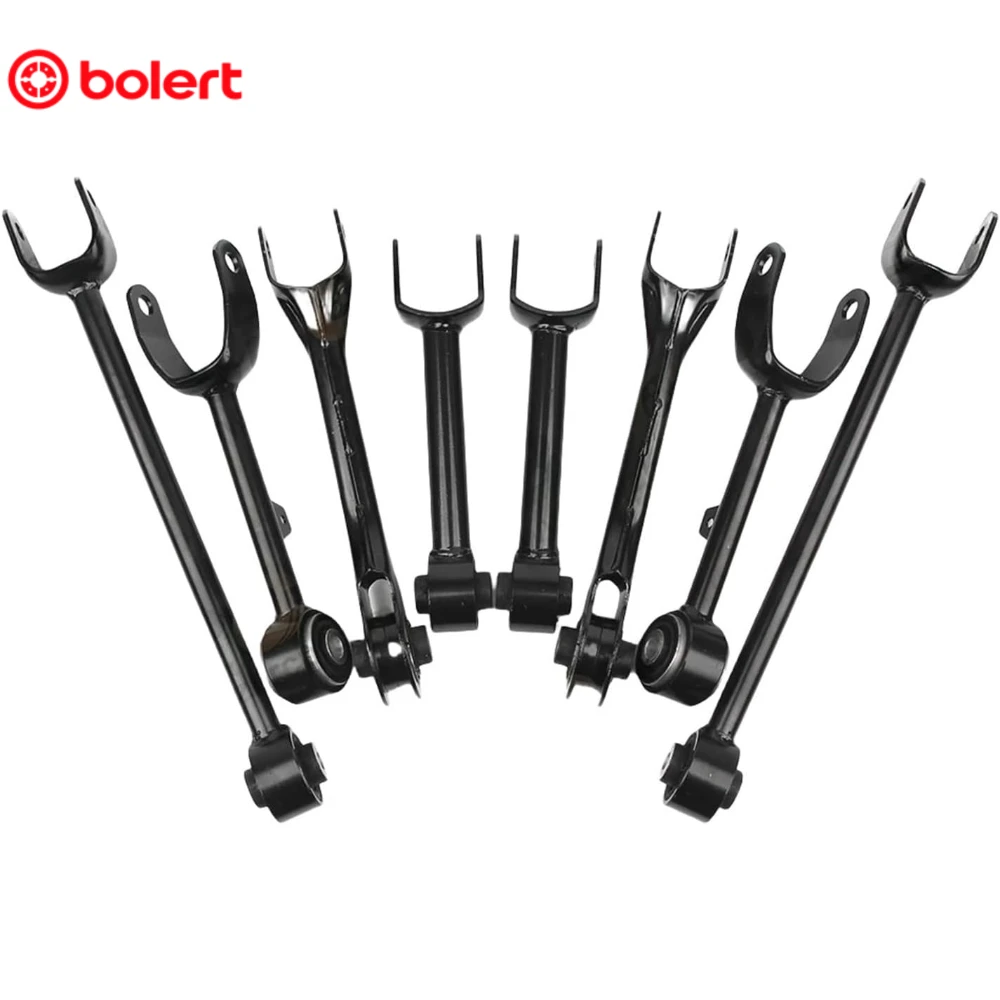 8 Pieces Rear Suspension Control Arm Tie Rod End Kits Compatible For Tesla Model 3 5YJ3 Y 5YJY 104444400A 104443100G 104442300G