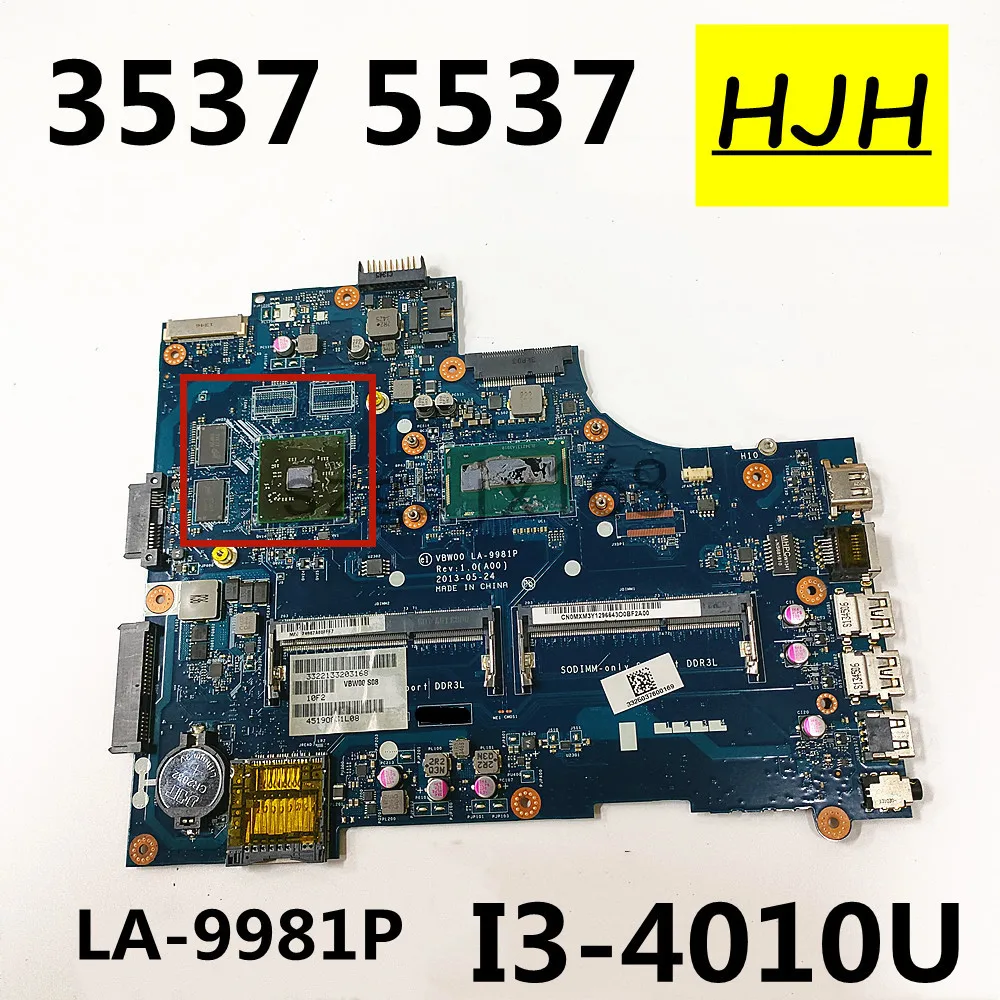 FOR  DELL Inspiron 3537 5537  Laptop Motherboard   LA-9981P SR16Q I3-4010U 216-0841027 CN-08MVM8  08MVM8  DDR3 Tested OK