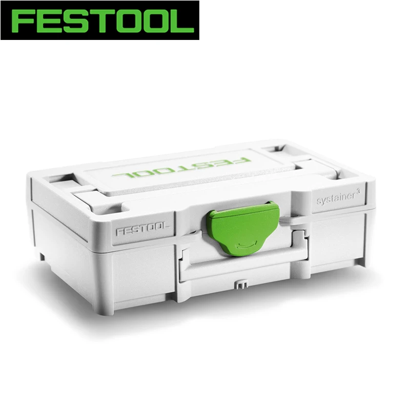 FESTOOL 205398 Mini Tool Box SYSTAINER XXS 33 Tool Accessories Exquisite Containment Box Grey 110*63*32MM