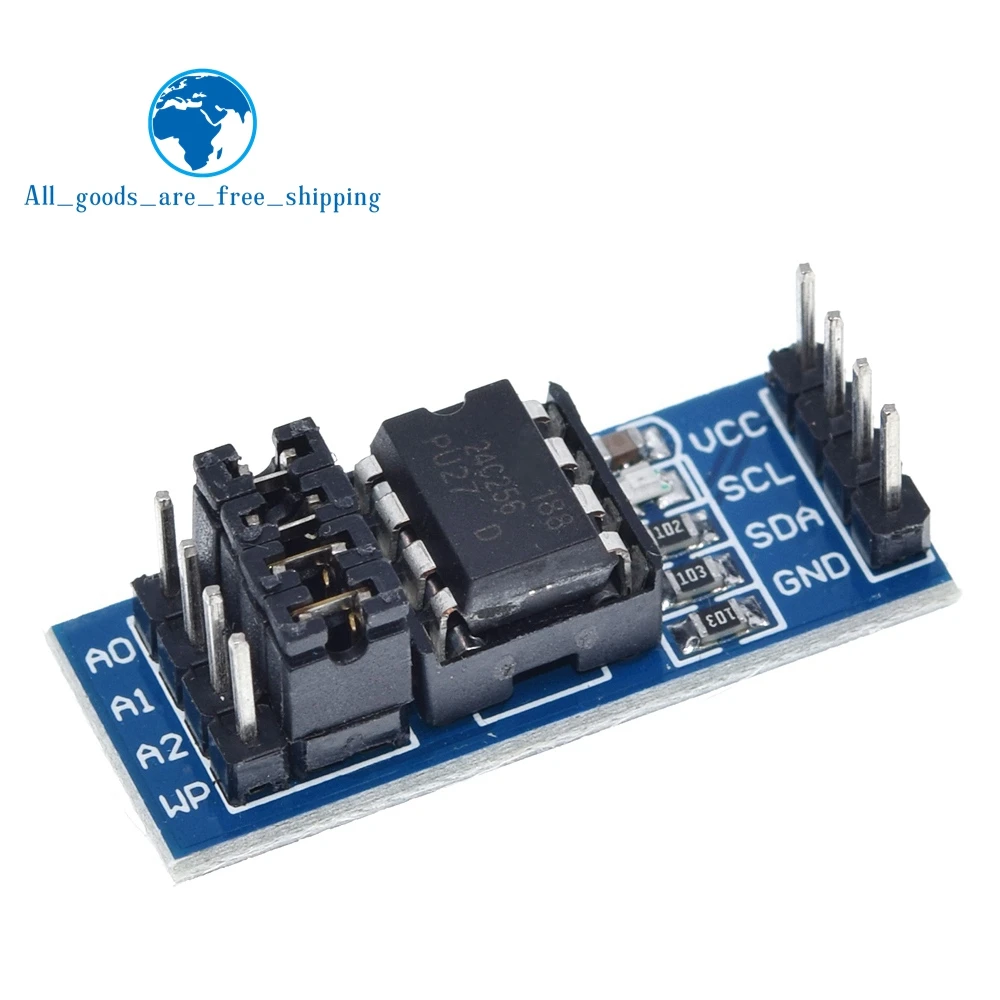 TZT New AT24C256 24C256 I2C interface EEPROM Memory Module for arduino