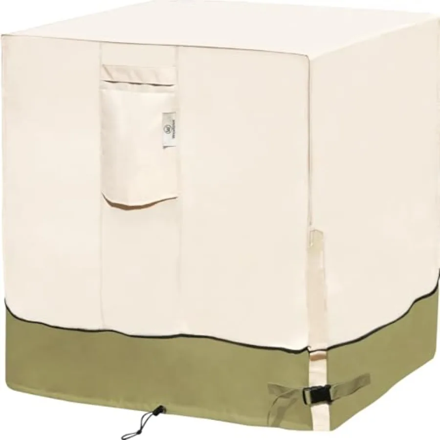 

Air Conditioner Cover for Outside Units-Heavy Duty 600D AC Cover for Outside Unit Waterproof and Resistant AC Unit Covers Outdo