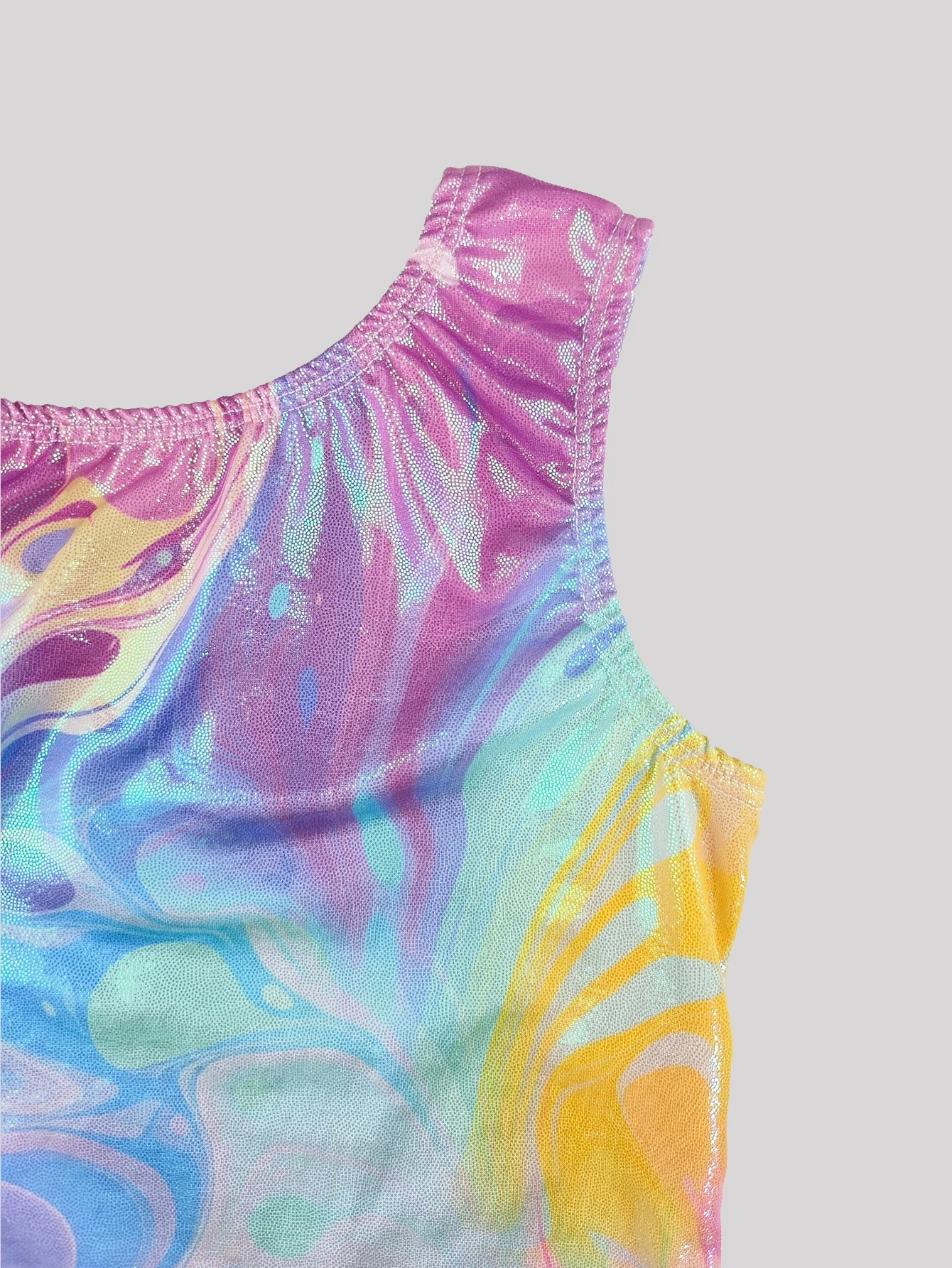Leotards for Girls Gymnastics Ballet Todder Colorful patterns SleevelessTank Leotard Kids Dancewear Activewear Random color sche