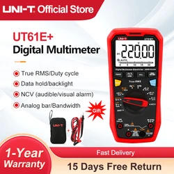 UNI-T UT61E+ UT61D+ UT61B+ Professional Digital Multimeters 1000V Voltmeter Capacitor Tester True RMS Automotive Multimetro