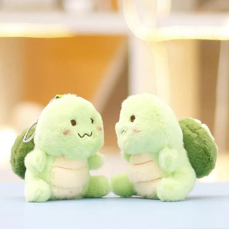 Hot Sale Fashion Plush Transfer Tortoise Doll Cute Tortoise Doll Grab Machine Doll Daily All-match Bag Keychain Small Pendant