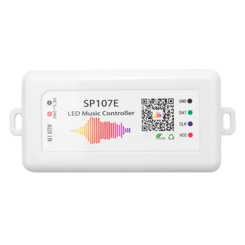 

WIFI RGB SP107E Music Bluetooth Controller for WS2812 SK6812 SK9822
