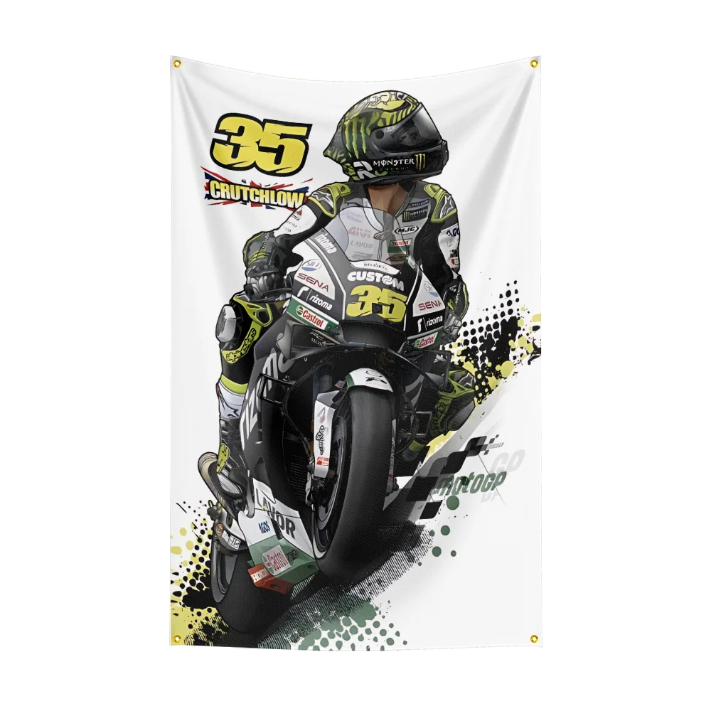 C-cal-cru-tchlow #35 Motor Car Oil Flag Motoring Racing Workshop Car Banners Tapestry Flag Outdoor For Decoration Engine