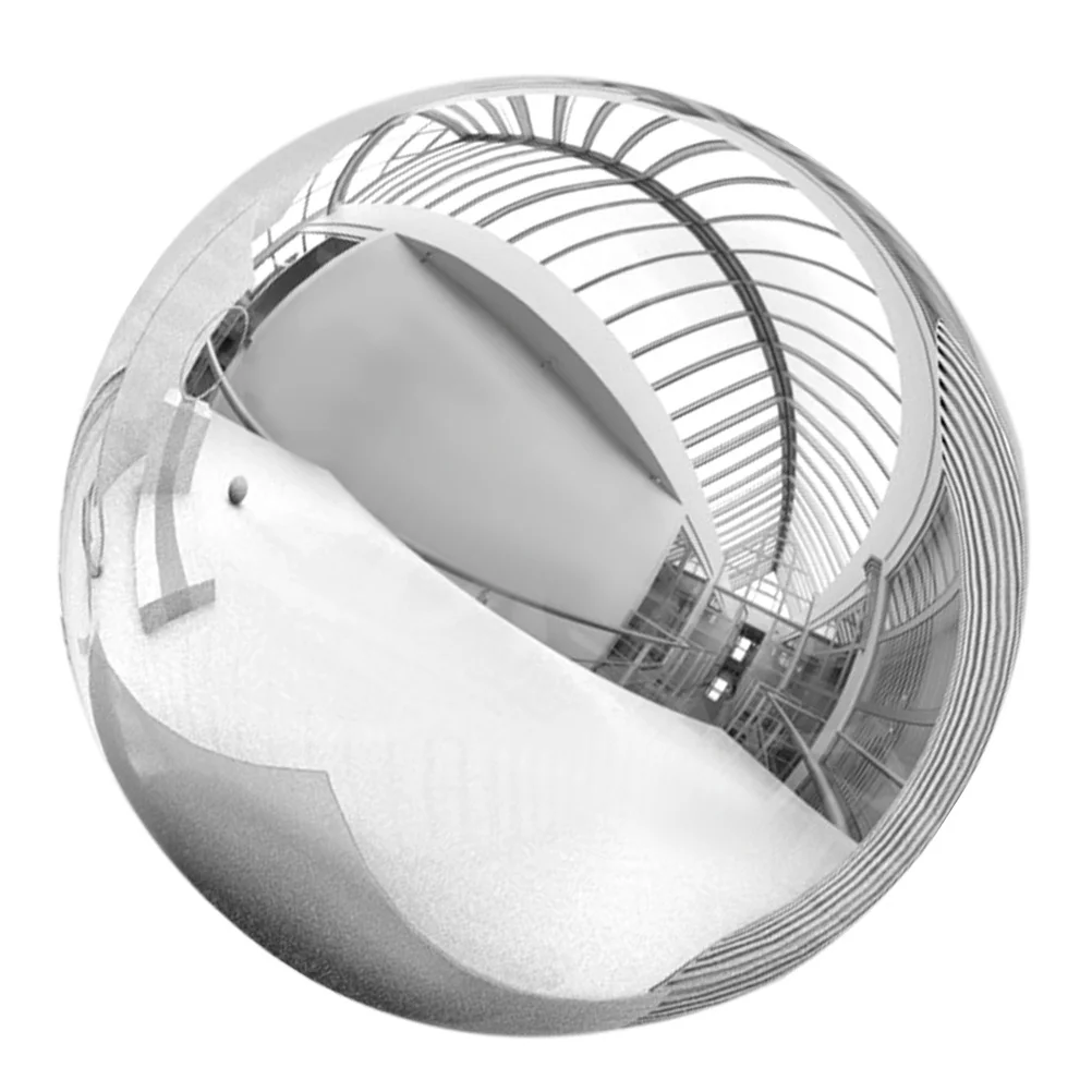 Polished Gazing Ball Stainless Steel Reflective Hollow Sphere Garden Ornament for Bedroom Living Room Kitchen Decor