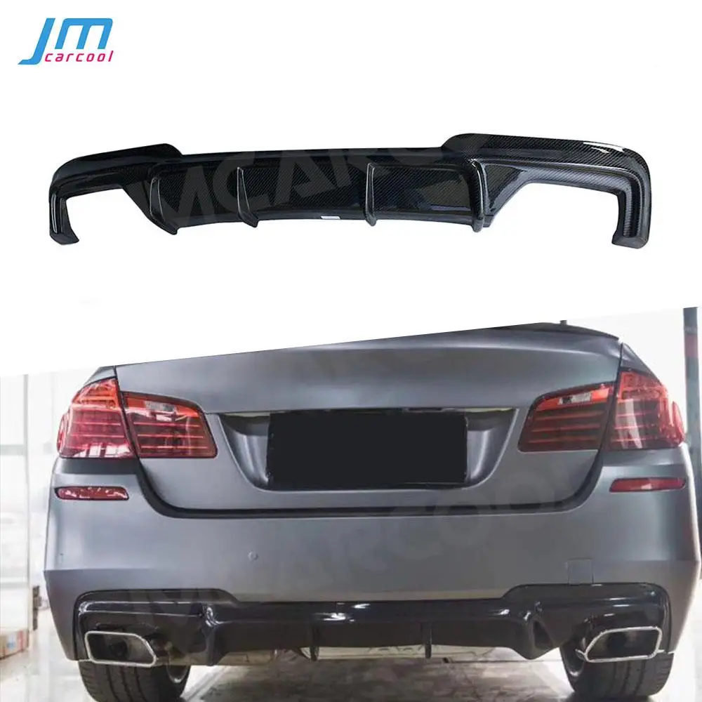 

Carbon Fiber Rear Bumper Lip Diffuser Accessorise for BMW 5 Series F10 M Tech M Sport 528i 530i 535i 550i Sedan 12-16 FRP Style