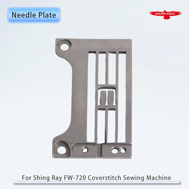 #W7111364 Needle Plate Fit Shing Ray FW-720 Industrial Coverstitch Sewing Machine Needle Distance 6.4mm