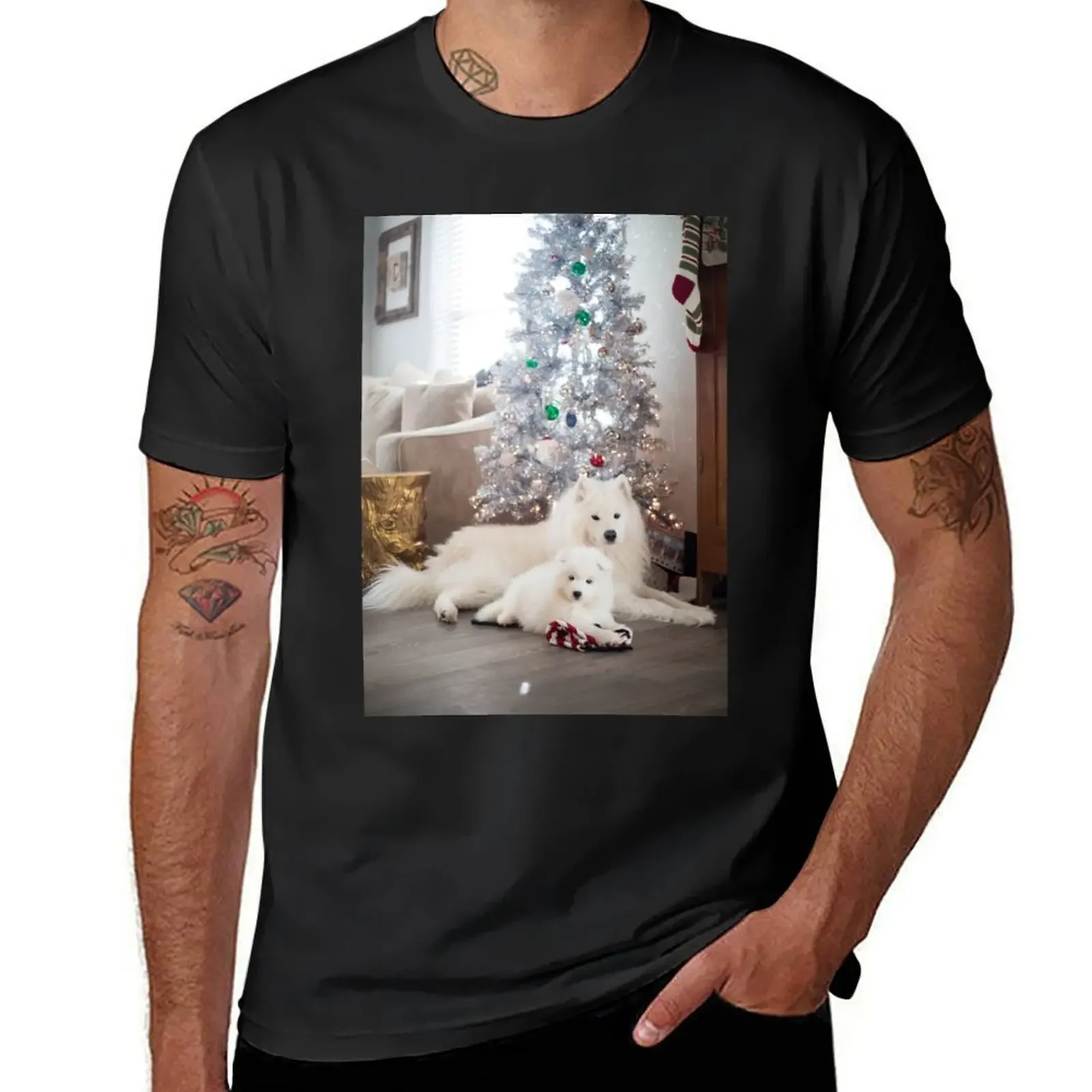 Christmas Floofs T-Shirt Blouse cute tops blacks aesthetic clothes mens clothes