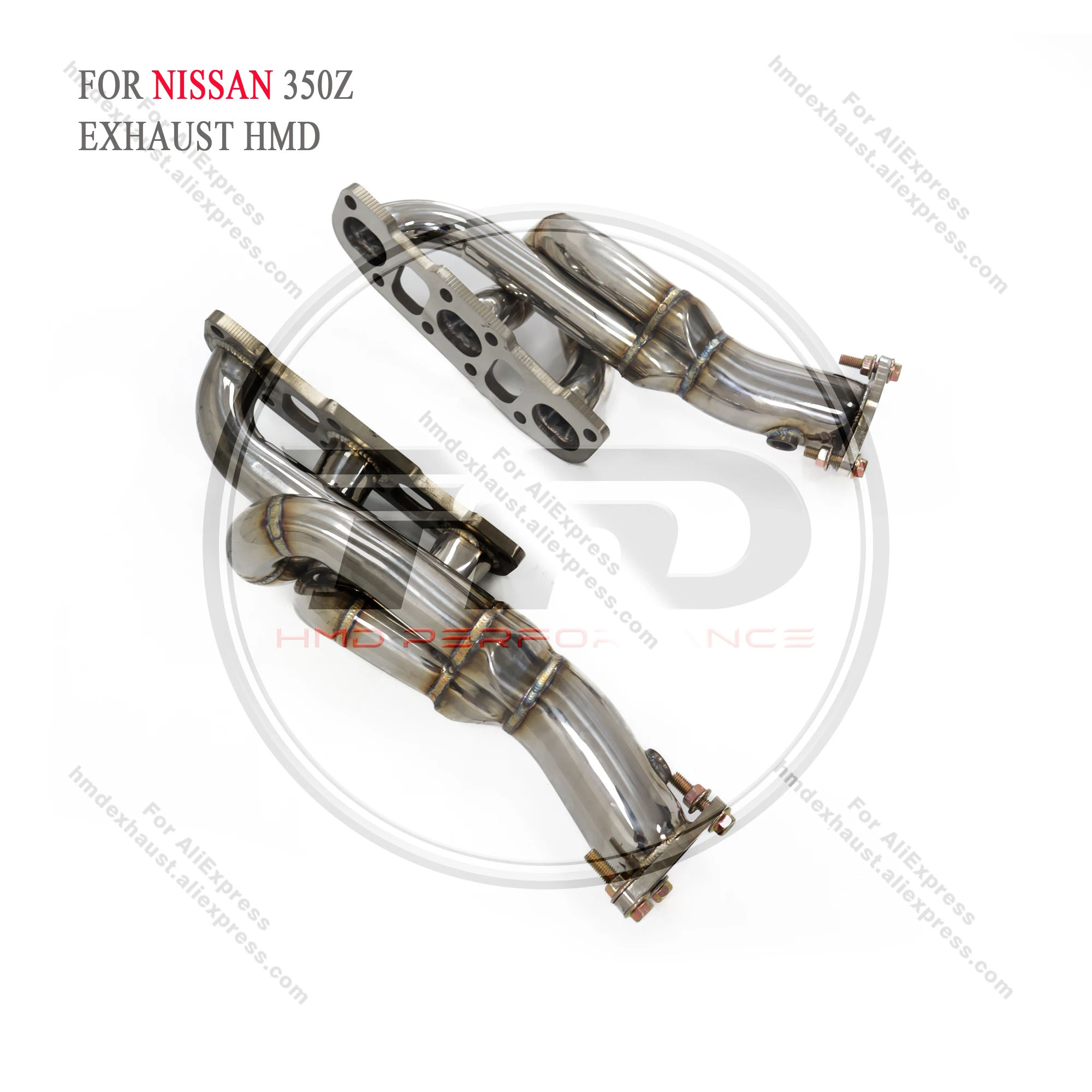 HMD Exhaust System Stainless Steel Performance Headers for Nissan 350Z Z33 3.5L 2003-2006 Racing Pipe