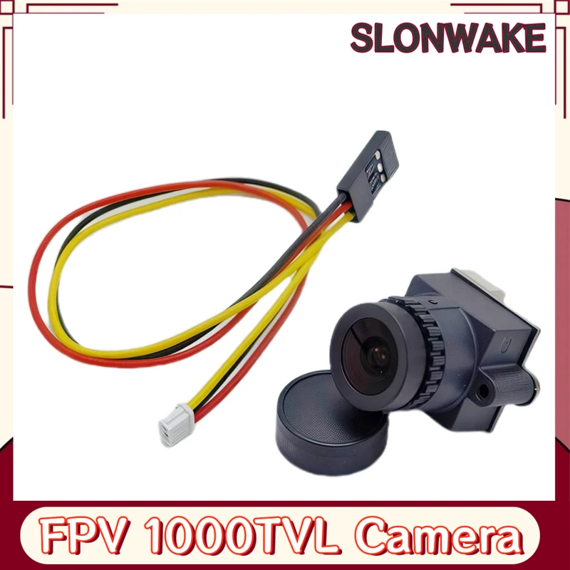 

SLONWAKE 5.8G FPV analog 1/4 Sensor CMOS 1000TVL Camera MINI FOV 135° 2.5mm Lens PAL Power 5-12V For RC FPV Racing Drone.