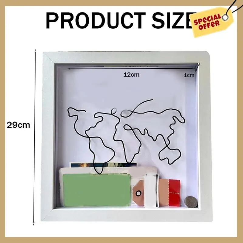 صندوق أرشيف المغامرة، صندوق تجميع السفر، صندوق السفر للذكريات، إطار صندوق الذاكرة مع فتحة في الأعلى، فيلم السفر