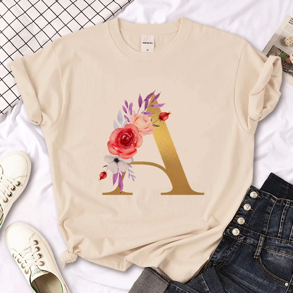 

Alphabet A-z tshirt women comic t shirt girl comic y2k clothes