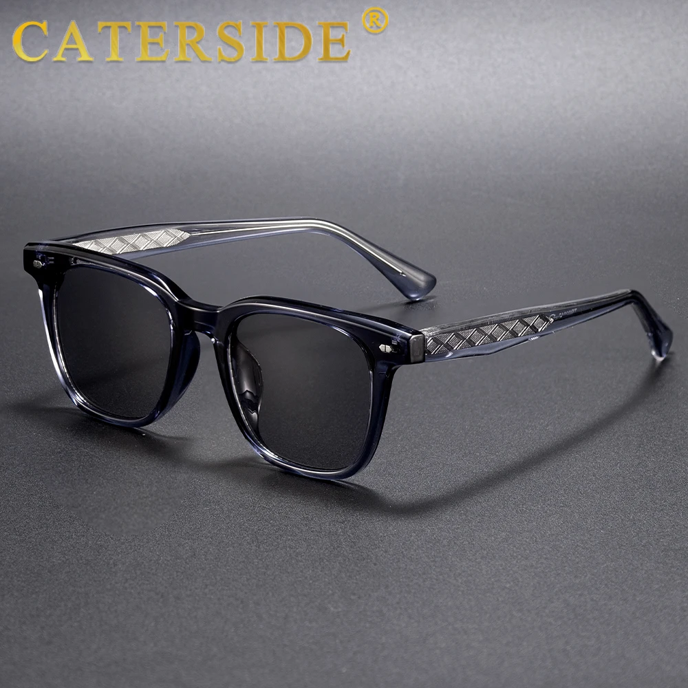 CATERSIDE Mode Herren Quadratische Sonnenbrille Damen Outdoor Reise Sonnenbrille Hochwertige Tr-90 Rahmen Tempelspitzen Brillen Uv400 – Detail 1