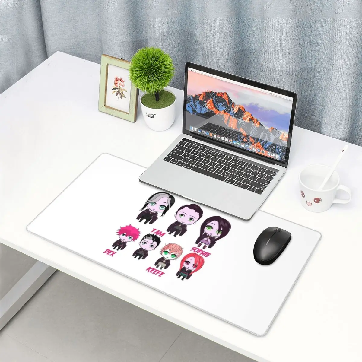 

Large Mouse Pad Keeper Of The Lost Cities Character Gamer PC Laptop Mats Keyboard Computer Gaming Office Accessories Desk Mat