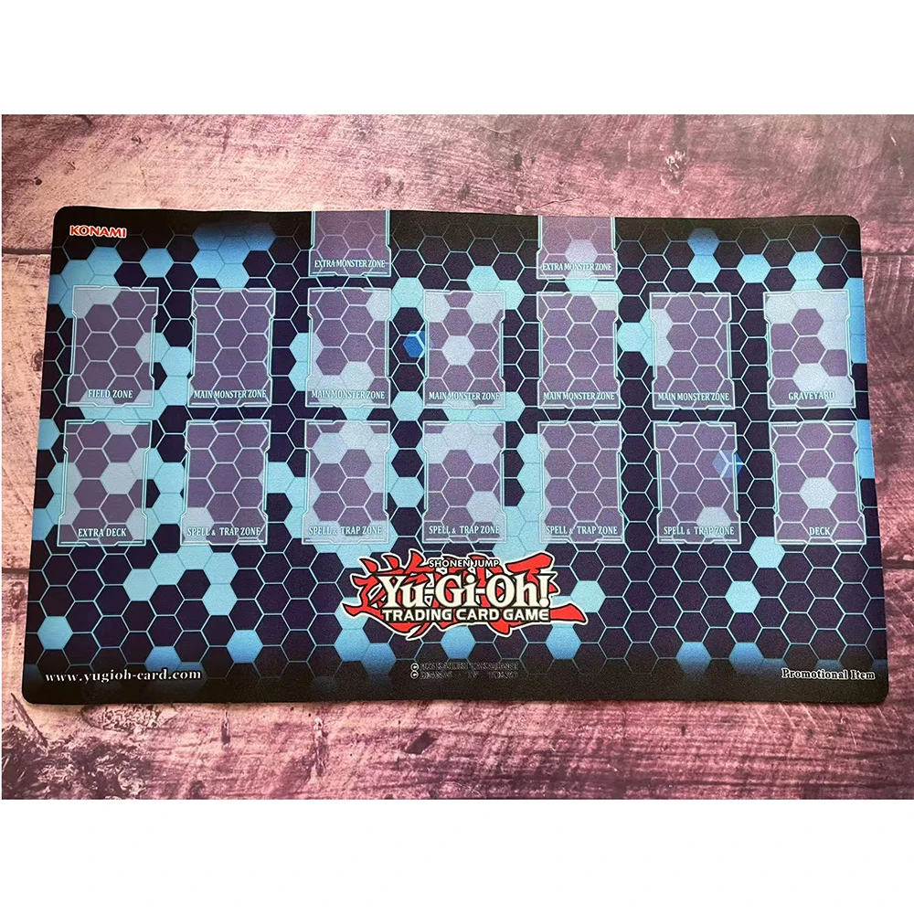 Yu-gi-oh almohadilla de tarjeta de estilo Oldschool clásico azul, tapete personalizado YGO Mat KMC TCG YuGiOh MAT-332