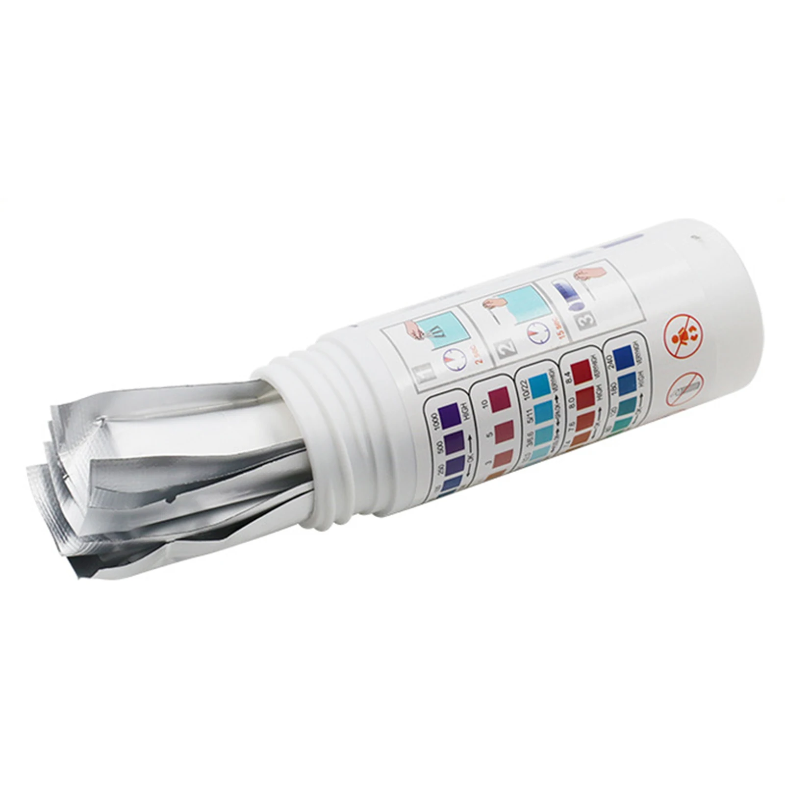 Image 6: 50 bandelettes de test de chlore et de pH multi-usages, papier testeur précis pour la dureté, le chlore, le bromure, le pH et l'alcalinité