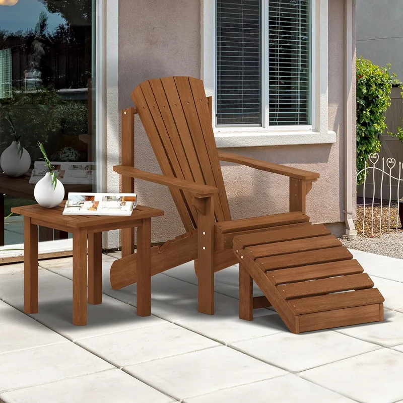 Tioman hardwood patio furniture outdoor end table backless bench