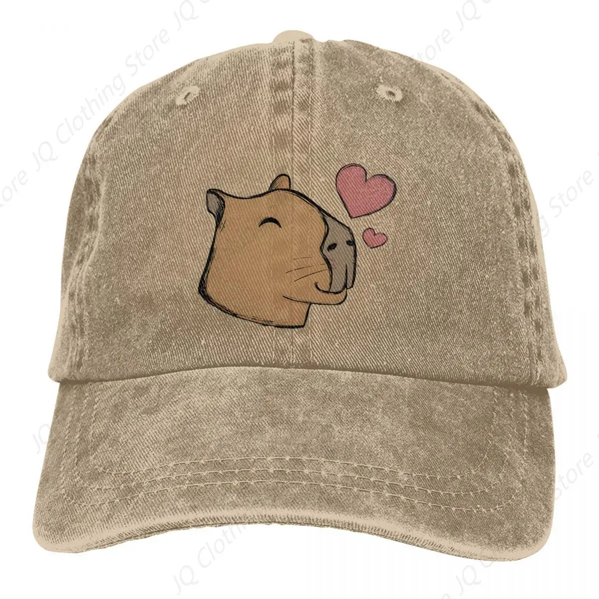 

Cute Capybara Baseball Cap Vintage Baseball Hats Men Outdoor Adjustable Dad Hats Cap