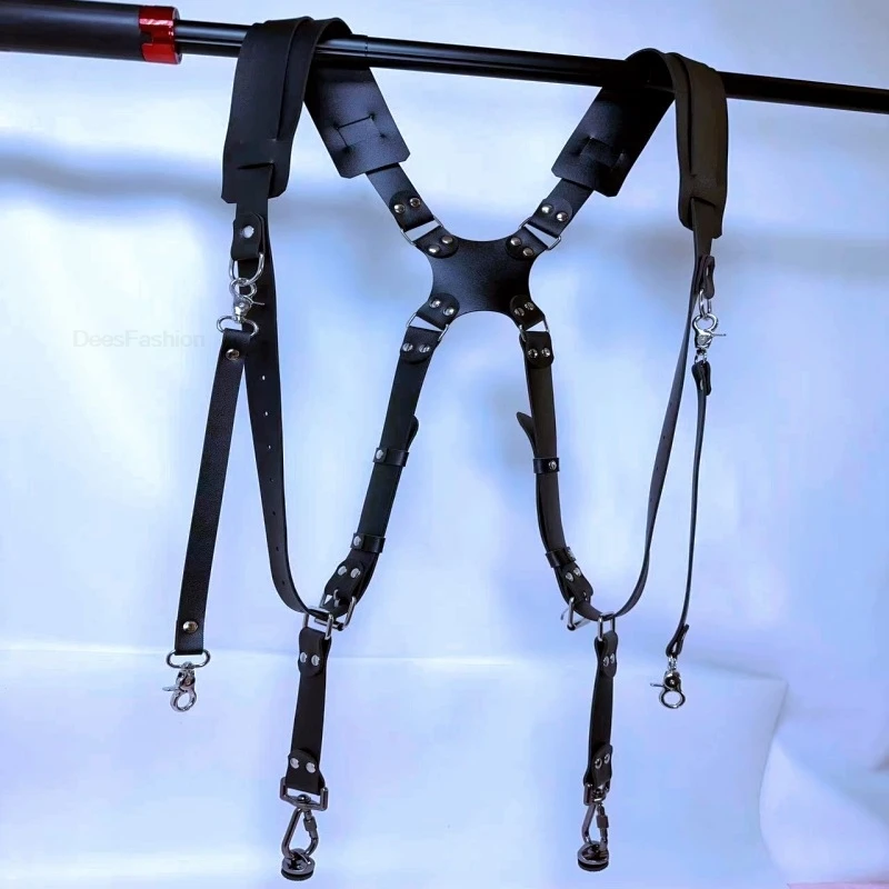 Professional Camera Harness Adjustable PU DSLR Camera Strap Comfortable Durable Adjustable Camera Shoulder Strap Photographers