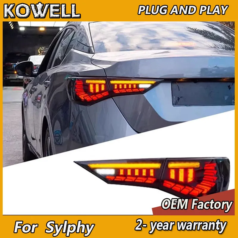 

Car Styling for Nissan Sylphy Tail Light 2020-2022 Sentra Taillight Rear DRL Fog Brake Turn Signal Reversing