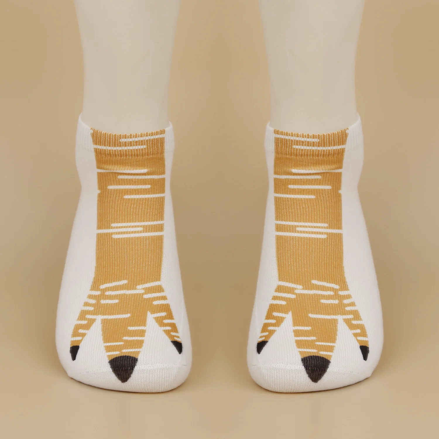 جوارب مضحكة ثلاثية الأبعاد على شكل مخلب الدجاج للرجال والنساء، مريحة للتجمعات والحفلات