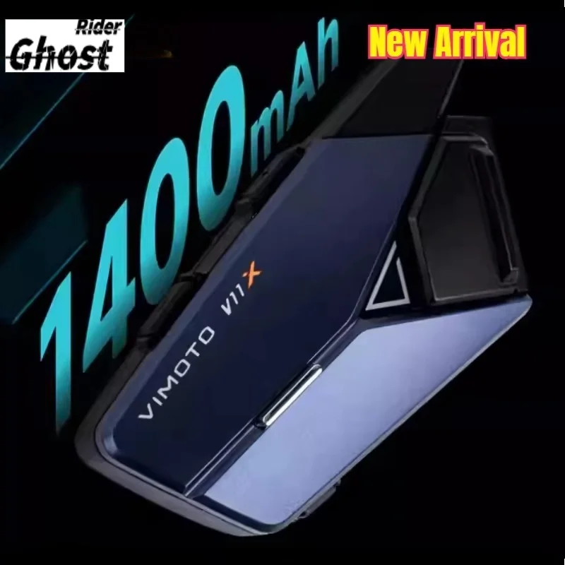 Vimoto V11X V10X  Chinese Version Motorcycle Helmet Bluetooth Headset IPX67 Noise Reduction Multi-person Call Helmet Earphones