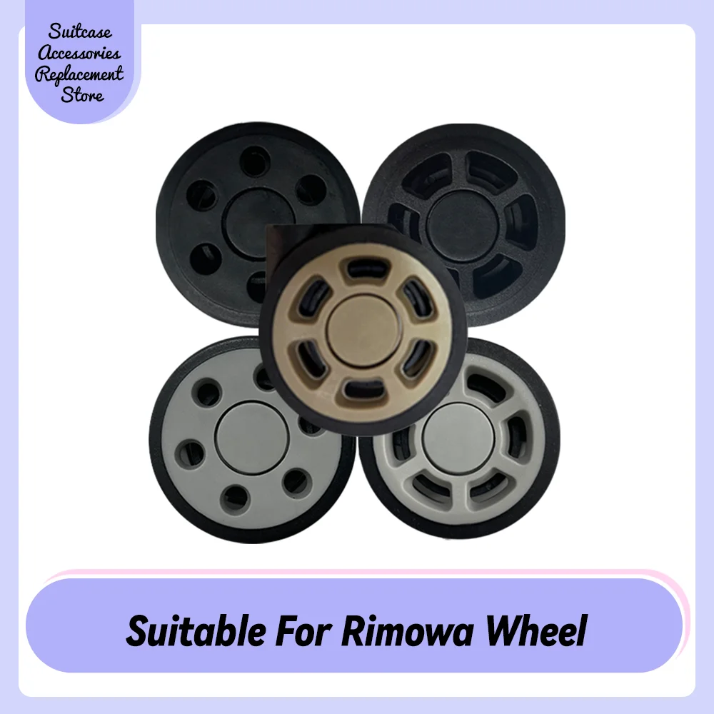 

Suitable For Rimowa 50mm Universal Wheel Replacement Suitcase Smooth Silent Shock Absorbing Wheel Accessories Wheels Casters