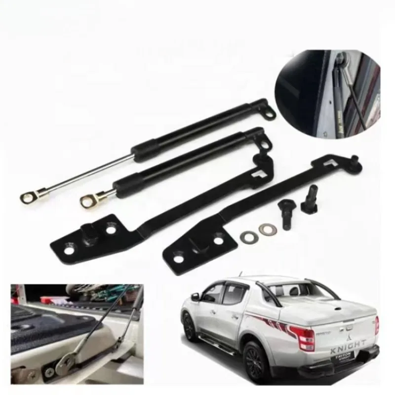 rear baffle door hydraulic support pillar