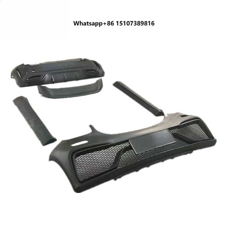Runde New High Quality Smart Fortwo Carbon Fiber Large Body Kit Front Rear Bumper Side Skirt 100% Fitment