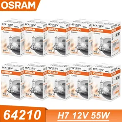 OSRAM CLASSIC 64210 H7 12V 55W PX26d Standard Hi/lo Beam Car Lamp 3200K White Halogen Light Car Headlight Bulb