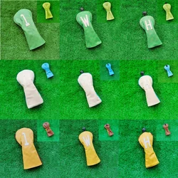 Golf club cover Golf fan products Golf wood club cover Driver protection cover Anti-friction club head cap cover high quality PU