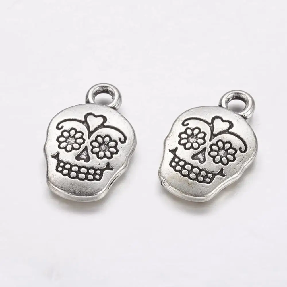 20pcs Pendants Silver Alloy Style Pendants Lead Free Cadmium Free Nickel Free Charm Pendants for Women Men Jewelry Making