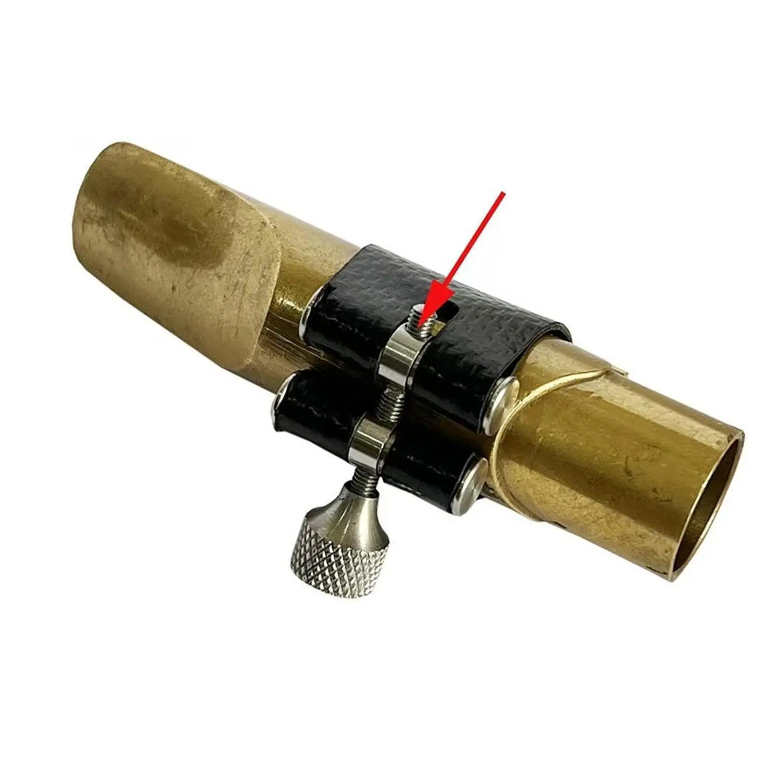 Saxophone Mouthpiece Clip Flexibility Adjustable Sturdy Replacement Multiuse for Saxophone Clarinet Musical Instrument Beginners