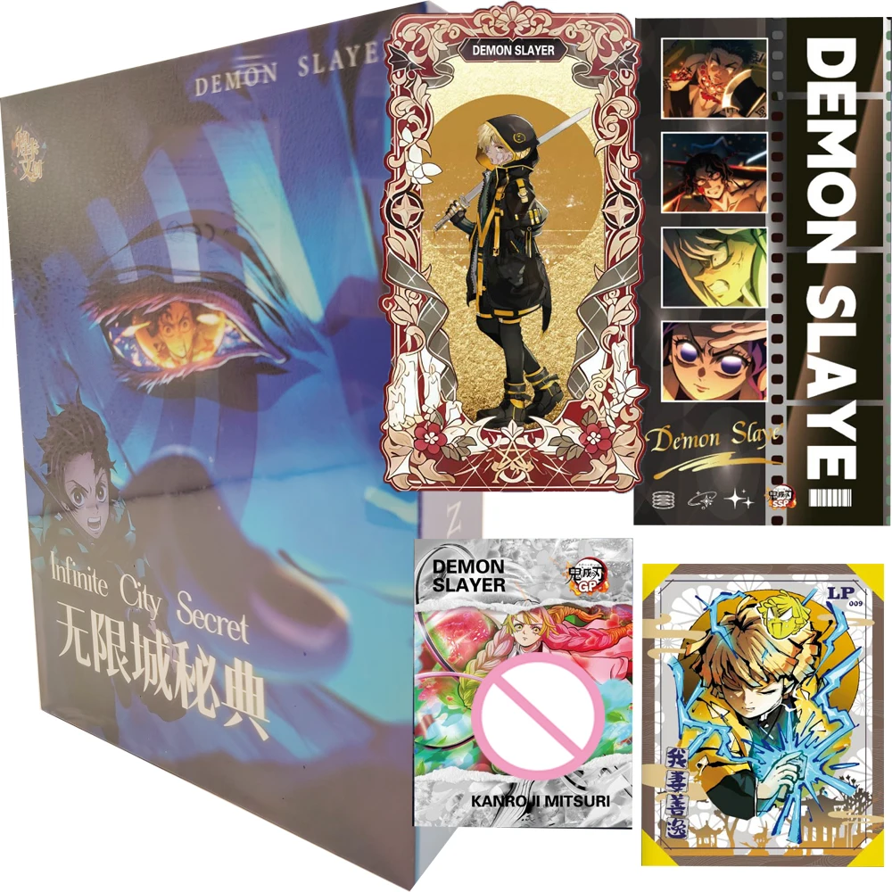 

Anime Demon Slayer Collection Card Hot Blooded Battle Popular Anime Infinite City Secret Character Cards Christmas Toys Gifts