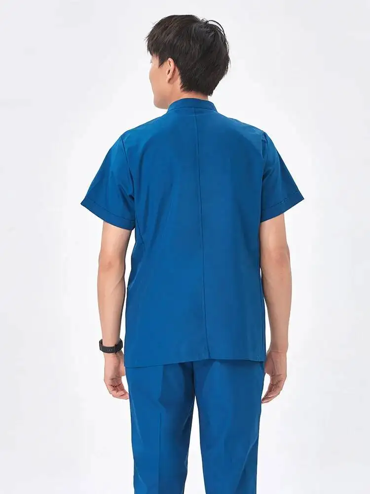 Uniformes Enfermeria Scrub Set Medische Uniformen Arts Verpleegkundige Werkkleding Voor Vrouwen En Mannen Zijknoppen Chirurgische Scrubs
