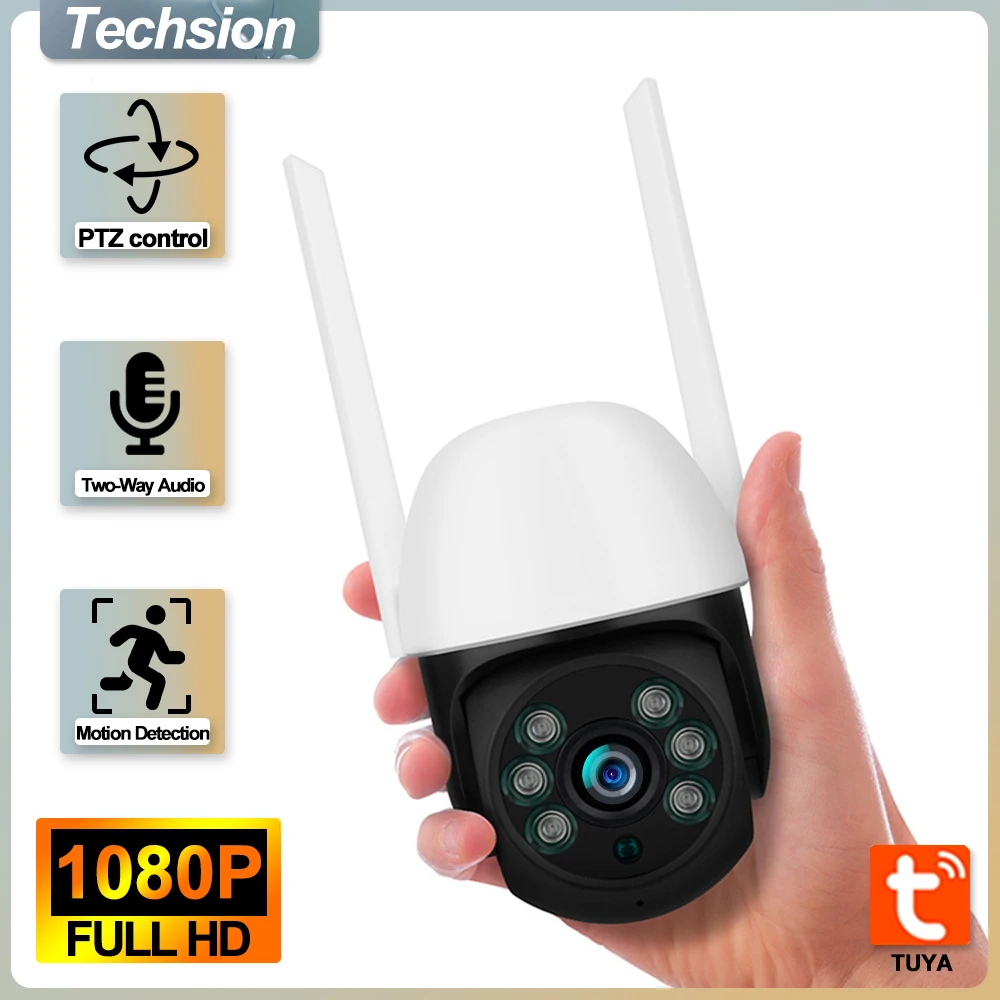 

Tuya Mini Wifi Surveillance Camera 0.8 Inch Outdoor 1080P Infrared Night Vision Video Intercom CCTV Small Size IP Cam Smart Home