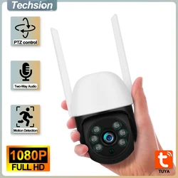 Tuya Mini Wifi Surveillance Camera 0.8 Inch Outdoor 1080P Infrared Night Vision Video Intercom CCTV Small Size IP Cam Smart Home